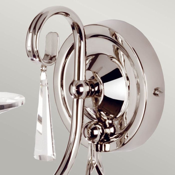Elstead Lighting Aegean 1 Light Wall Light - Polished Nickel
