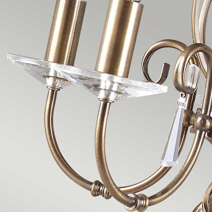 Elstead Lighting Aegean 5 Light Chandelier - Aged Brass