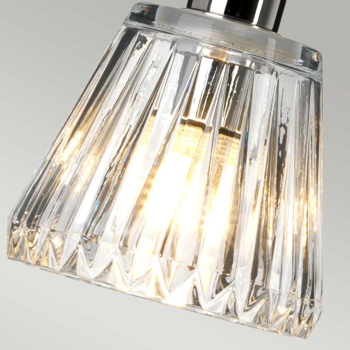 Elstead Lighting Agatha 1 Light Pendant - Polished Chrome