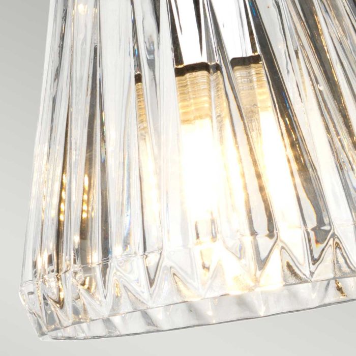 Elstead Lighting Agatha 3 Light Pendant - Polished Chrome