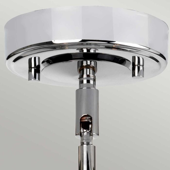 Elstead Lighting Agatha 3 Light Pendant - Polished Chrome