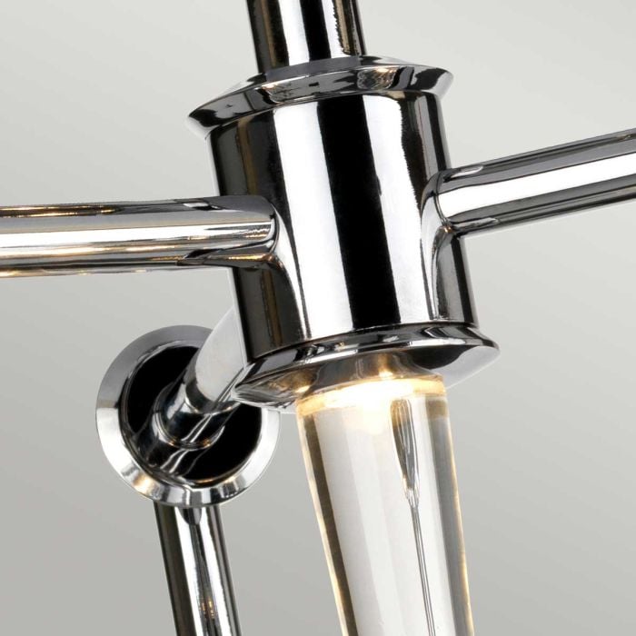 Elstead Lighting Agatha 3 Light Pendant - Polished Chrome