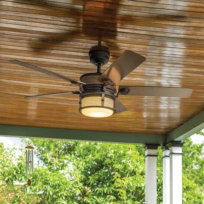 Elstead Lighting Ahrendale - 60in / 152cm Fan - Anvil Iron