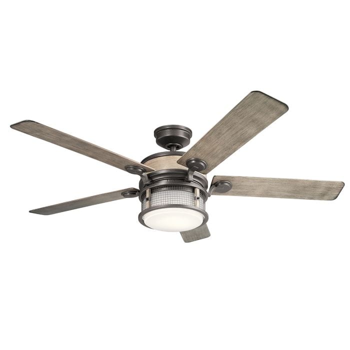 elstead lighting Ahrendale - 60in / 152cm Fan - Anvil Iron