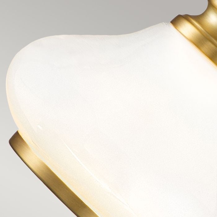 Elstead Lighting Ainsley 1 Light Wall Light - Brushed Brass