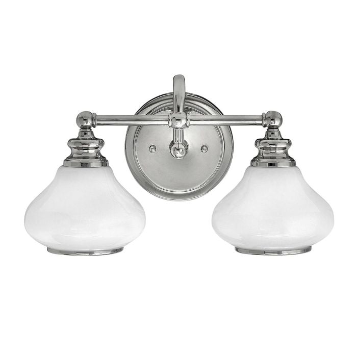 elstead lighting Ainsley 2 Light Wall Light - Polished Chrome