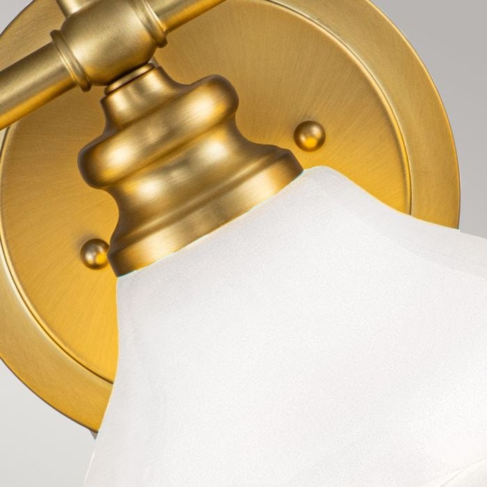 Elstead Lighting Ainsley 3 Light Wall Light - Brushed Brass