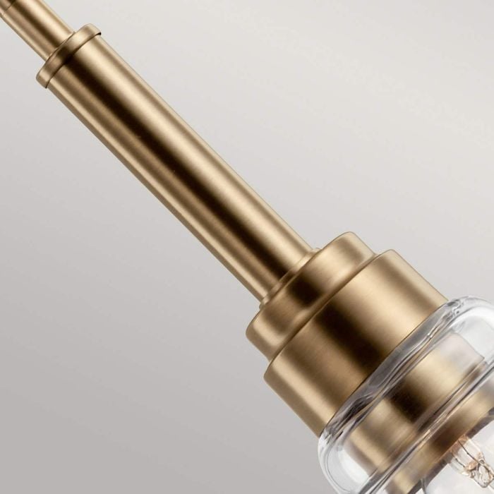 Elstead Lighting Aivian 1 Light Pendant - Weathered Brass