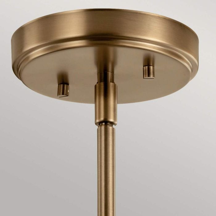 Elstead Lighting Aivian 1 Light Pendant - Weathered Brass