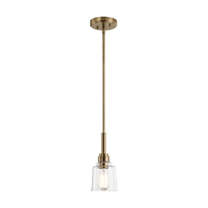 elstead lighting Aivian 1 Light Pendant - Weathered Brass