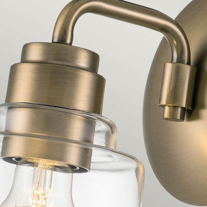 Elstead Lighting Aivian 1 Light Wall Light - Weathered Brass