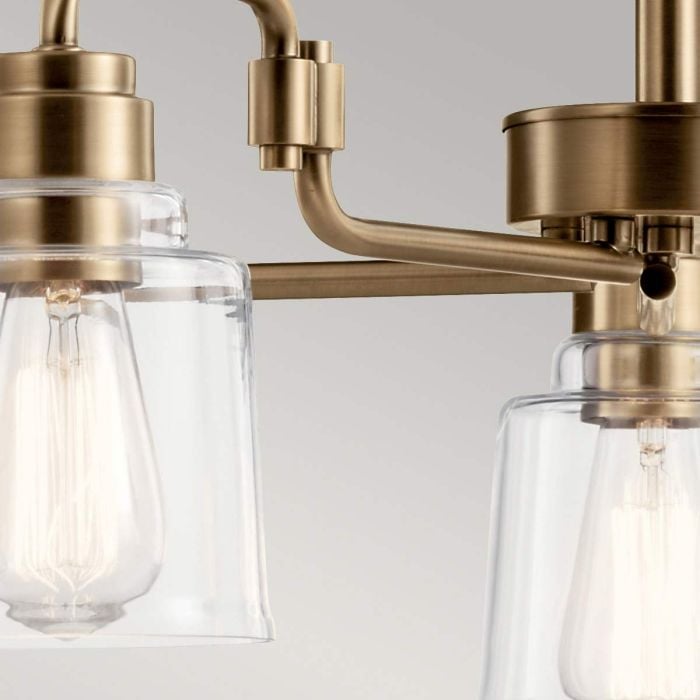 Elstead Lighting Aivian 5 Light Chandelier - Weathered Brass