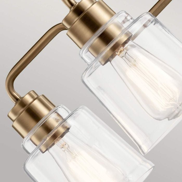 Elstead Lighting Aivian 5 Light Chandelier - Weathered Brass