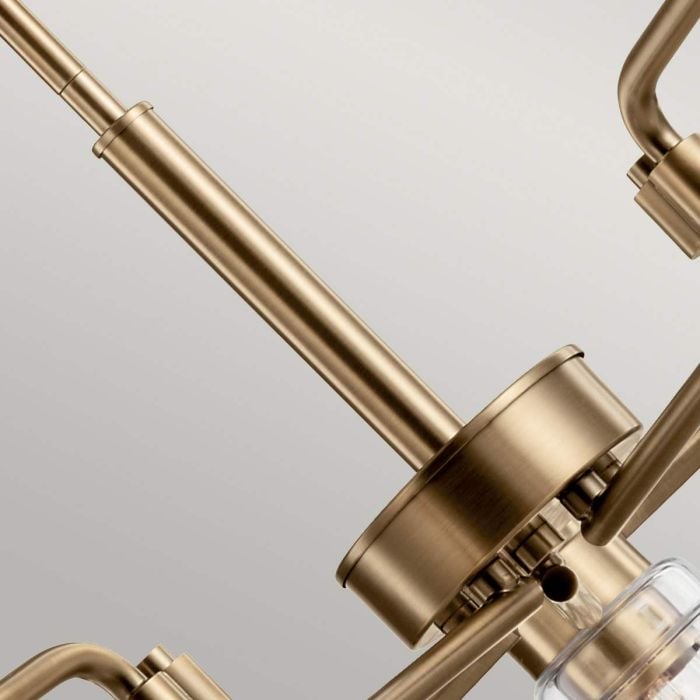 Elstead Lighting Aivian 5 Light Chandelier - Weathered Brass