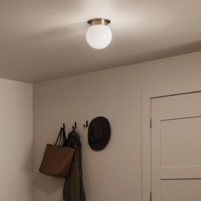 Elstead Lighting Albers Flush 1 Lt Ceiling Light - Champagne Bronze