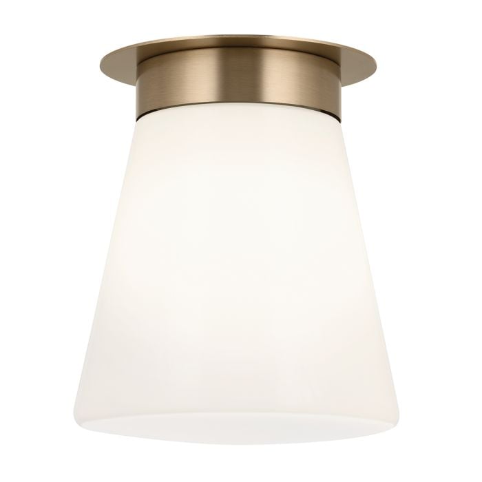 elstead lighting Albers Flush 1 lt Ceiling Light - Champagne Bronze