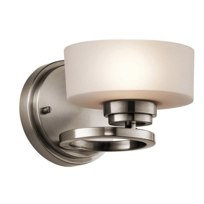elstead lighting Aleeka 1 Light Wall Light - Classic Pewter