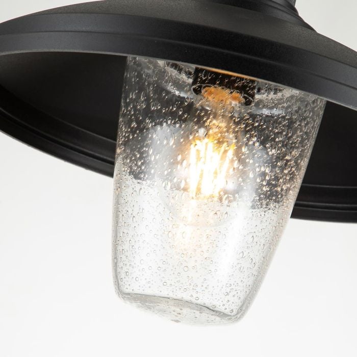 Elstead Lighting Allenbury 1 Light Outdoor Pendant - Textured Black