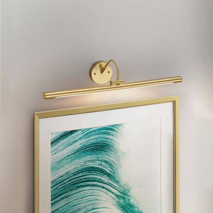 Elstead Lighting Alton 1 Light Large LED Picture Light - Brushed Brass