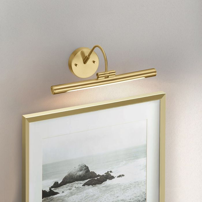 Elstead Lighting Alton 1 Light Small LED Picture Light - Brushed Brass