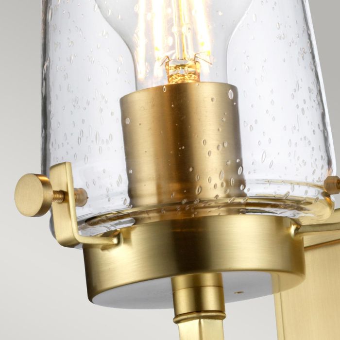 Elstead Lighting Alton 1 Light Wall Light - Brushed Brass