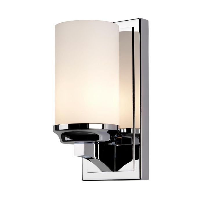 elstead lighting Amalia 1 Light Small Wall Light - Polished Chrome