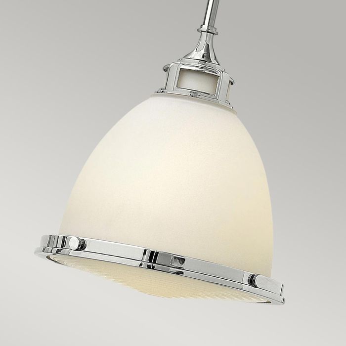 Elstead Lighting Amelia 1 Light Medium Pendant - Chrome