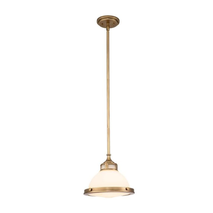 elstead lighting Amelia 1 Light Mini Pendant - Heritage Brass elstead lighting Amelia 1 Light Mini Pendant - Heritage Brass