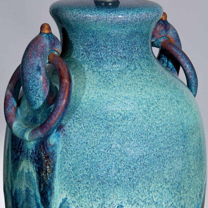 Elstead Lighting Amphora 1 Light Table Lamp - Turquoise Glaze