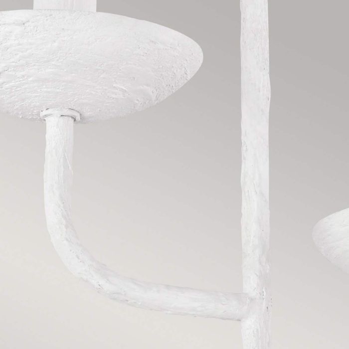 Elstead Lighting Annie 3 Light Wall Light - Textured Plaster White