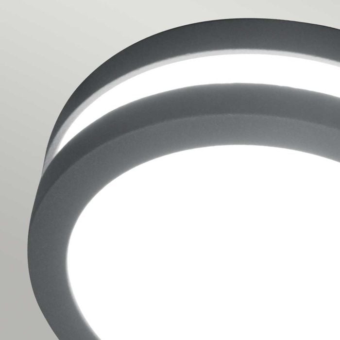 Elstead Lighting Ano 1 Light Wall/Ceiling Lantern - Graphite