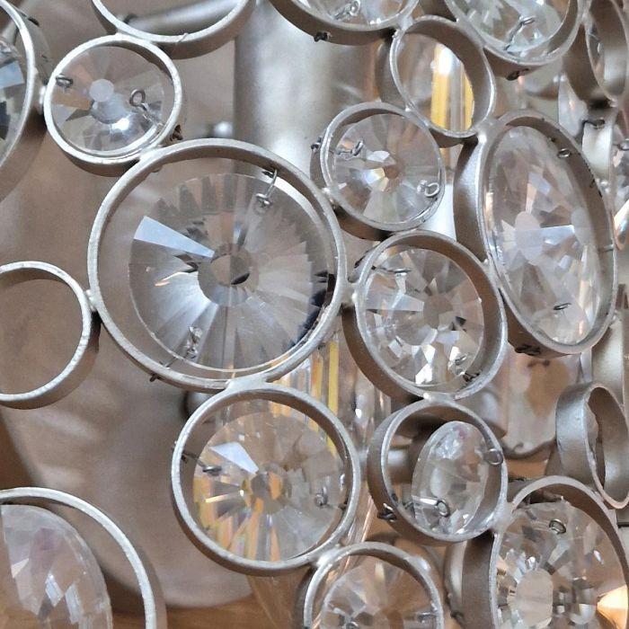 Elstead Lighting Anya 2 Light Wall Light - Silver Leaf