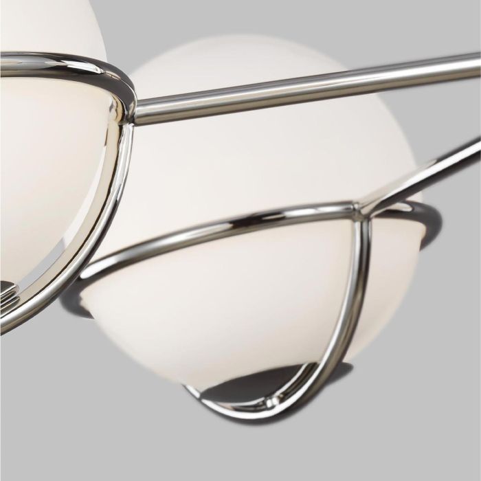 Elstead Lighting Apollo 5 Light Chandelier - Polished Nickel