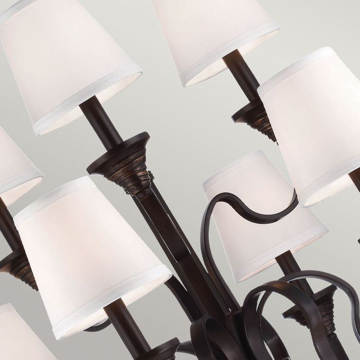 Elstead Lighting Arbor Creek 9 Light Chandelier - Arbor Bronze