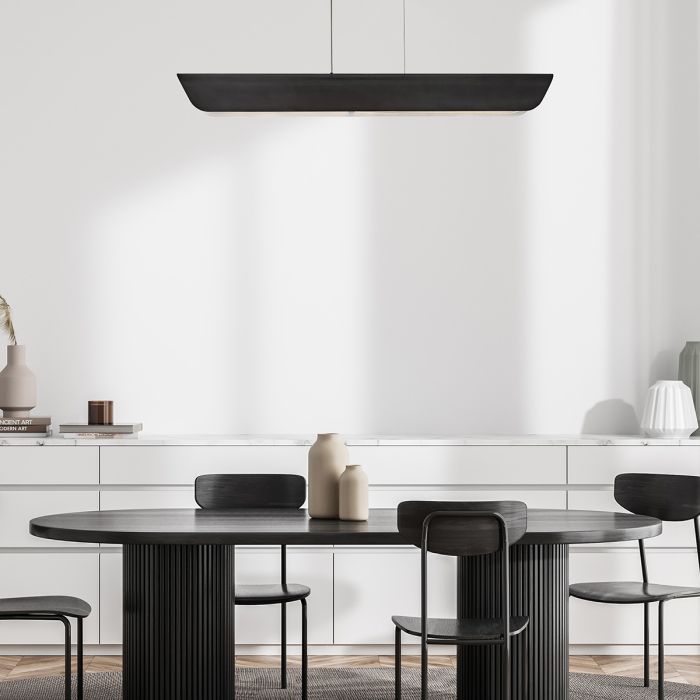 Elstead Lighting Arco Linear LED Pendant - Black Oxide