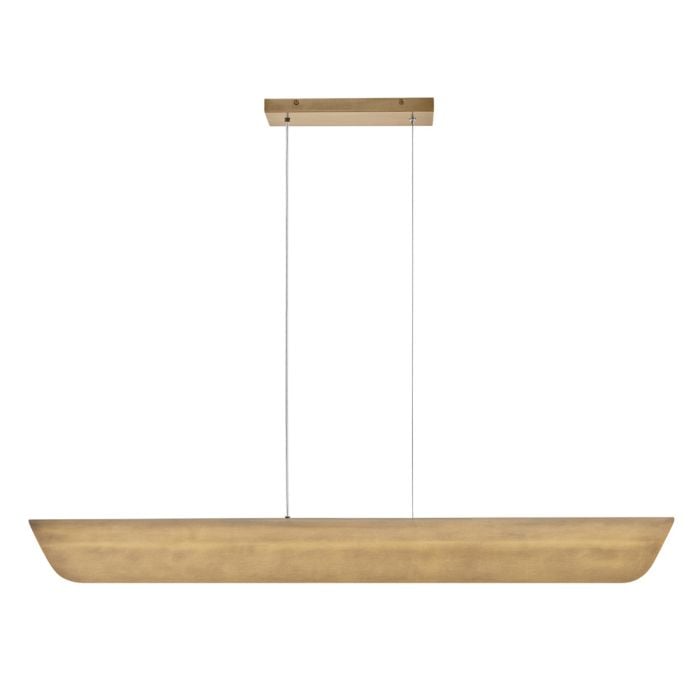Elstead Lighting Arco Linear LED Pendant - Heritage Brass