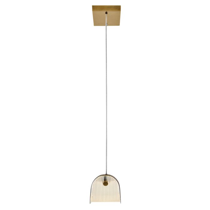 Elstead Lighting Arco Linear LED Pendant - Heritage Brass