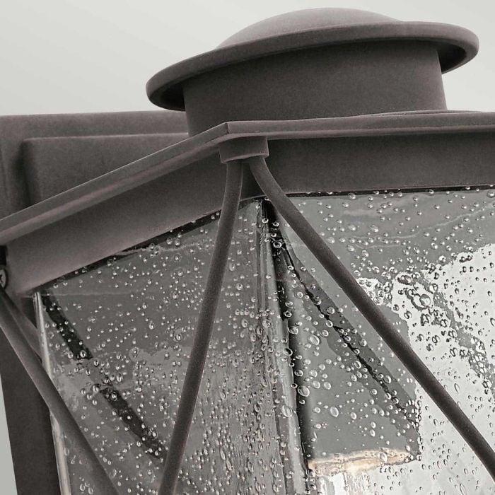 Elstead Lighting Argyle 1 Light Medium Outdoor Wall Light - Weathered Zinc