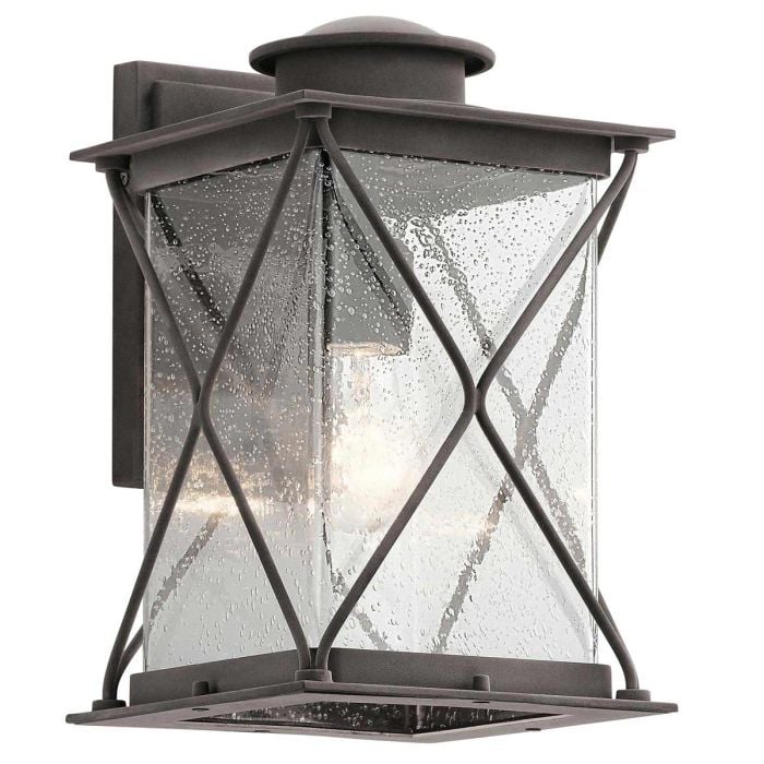 elstead lighting Argyle 1 Light Medium Outdoor Wall Light - Weathered Zinc