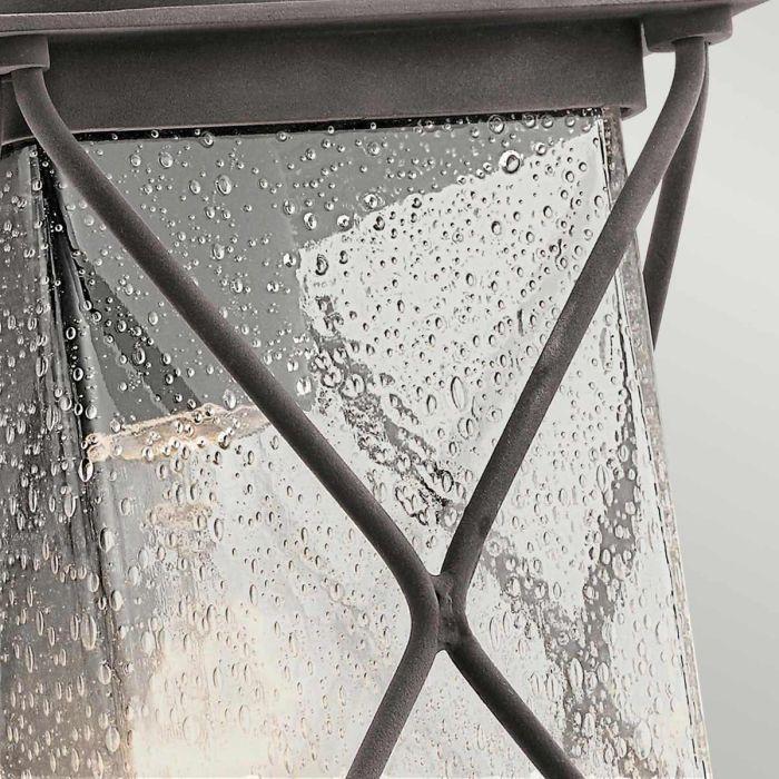 Elstead Lighting Argyle 1 Light Small Outdoor Wall Light - Weathered Zinc