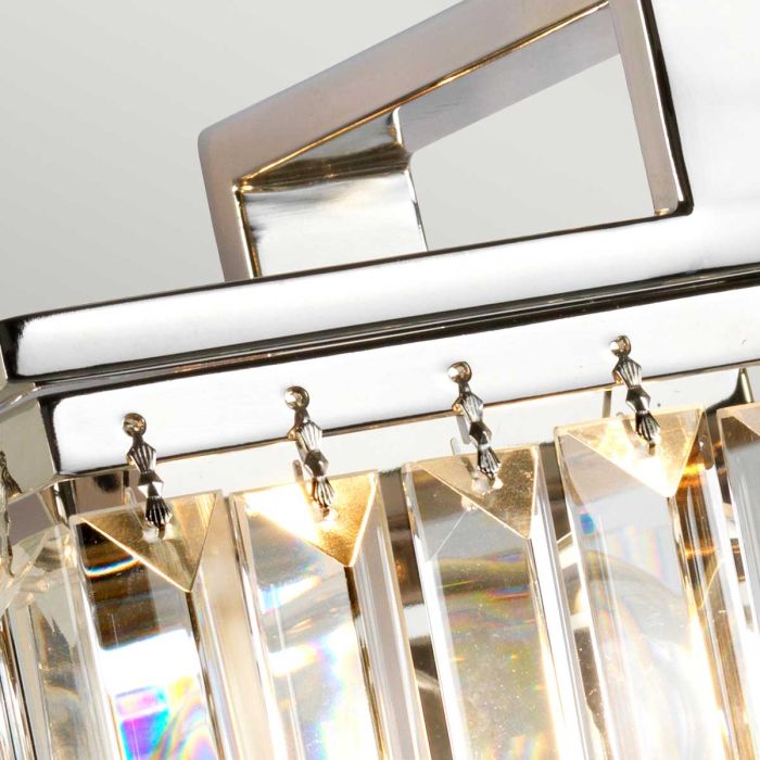 Elstead Lighting Aries 1 Light Wall Light - Polished Nickel