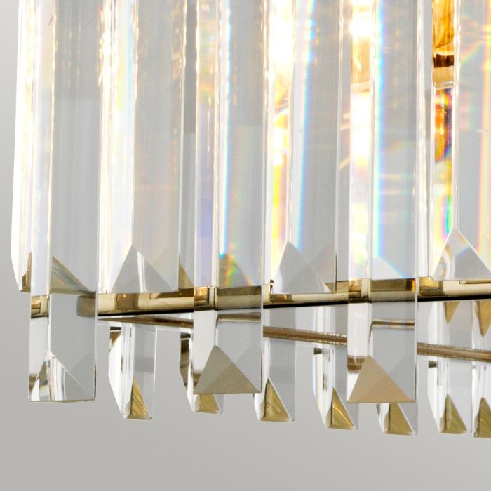 Elstead Lighting Aries 4 Light Large Chandelier - Polished Nickel