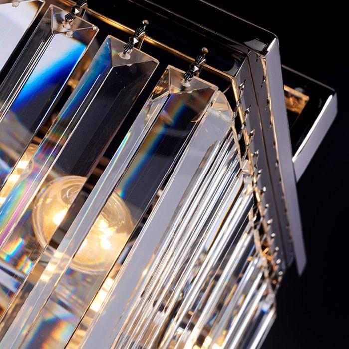 Elstead Lighting Aries 4 Light Small Chandelier - Polished Nickel