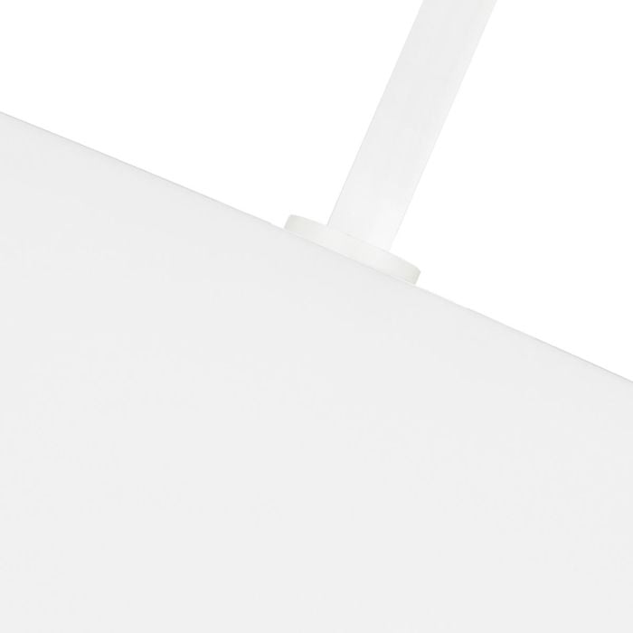 Elstead Lighting Asher 5 Light Pendant - Matte White & Gold