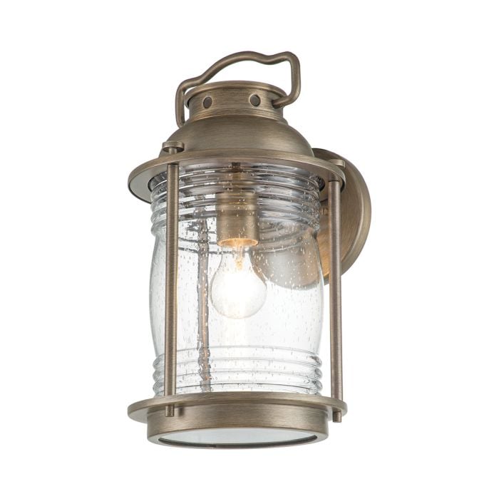 elstead lighting Ashland Bay 1 Light Large Wall Lantern - Burnished Bronze