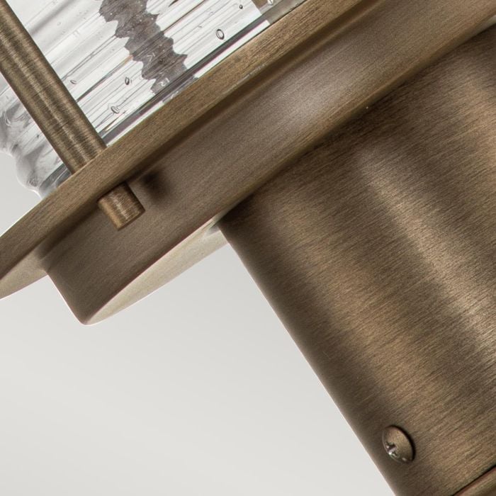 Elstead Lighting Ashland Bay 1 Light Medium Pedestal Lantern - Burnished Bronze