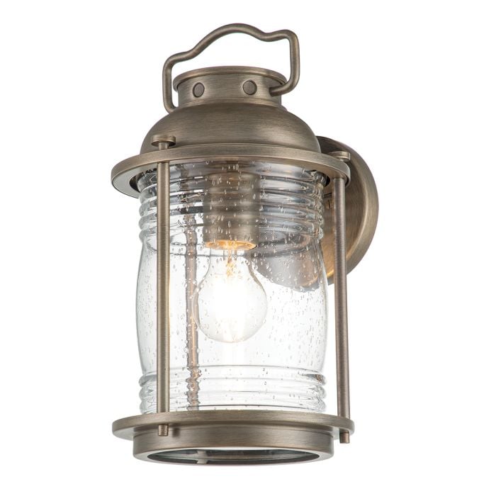 elstead lighting Ashland Bay 1 Light Medium Wall Lantern - Burnished Bronze