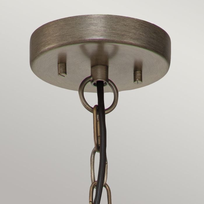 Elstead Lighting Ashland Bay 1 Light Small Chain Lantern - Burnished Bronze