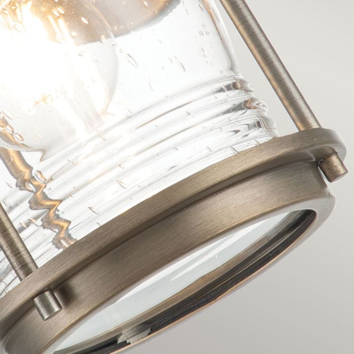 Elstead Lighting Ashland Bay 1 Light Small Wall Lantern - Burnished Bronze