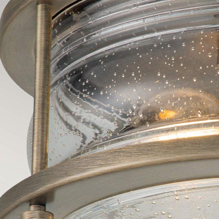 Elstead Lighting Ashland Bay 2 Light Outdoor Ceiling Flush - Burnished Bronze